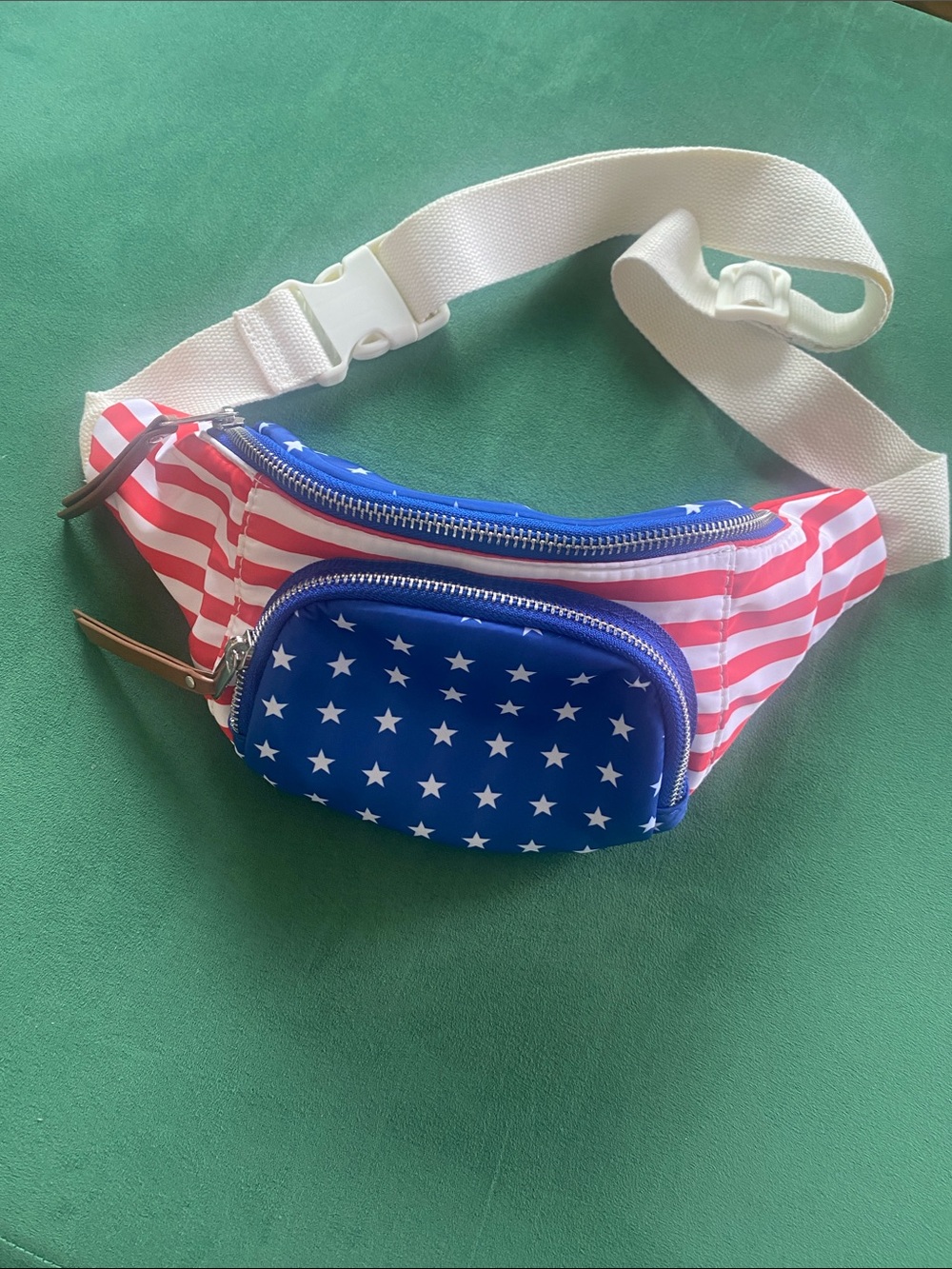 Mad Love Stars & Stripes Red, White & Blue Fanny Pack